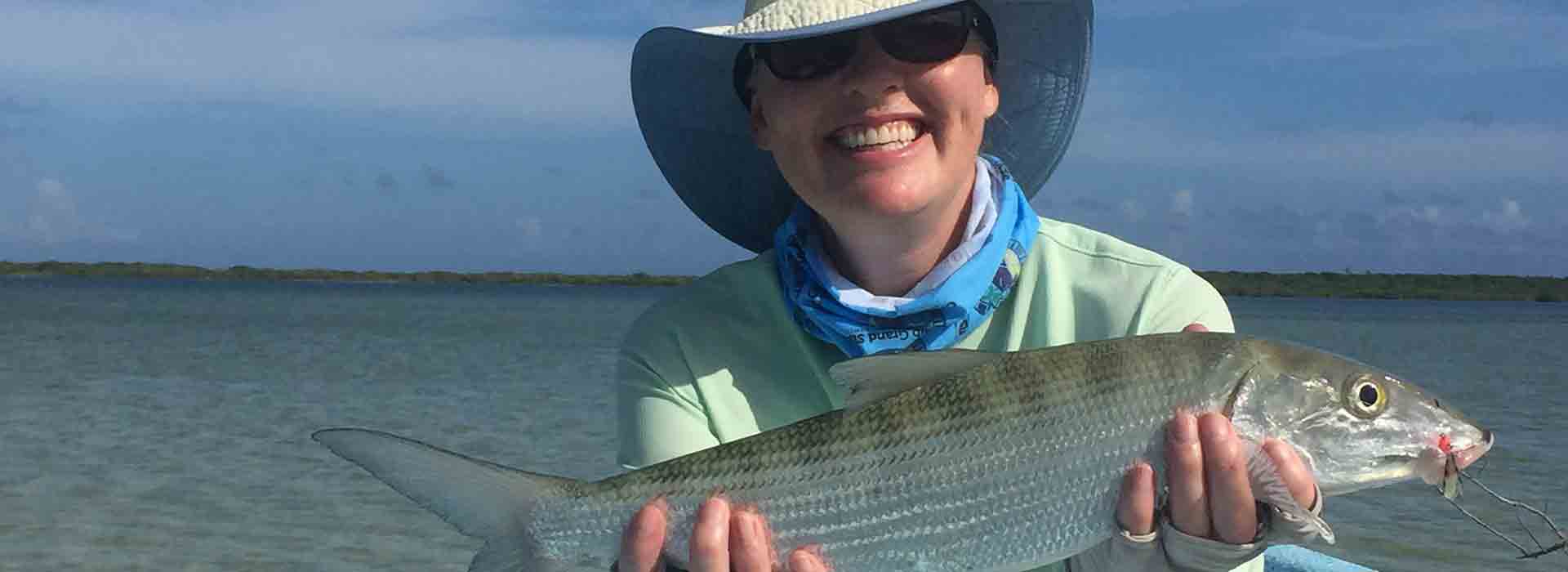 Happy lady Tulum Bonefish
