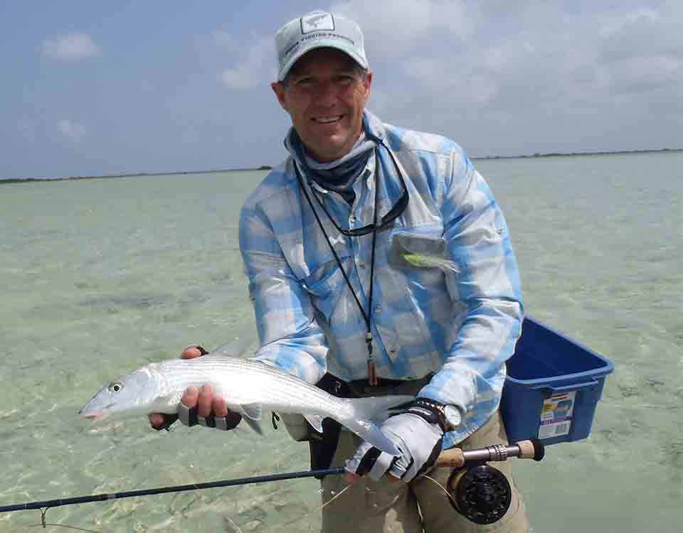 Wade Fishing for Bonefish in Tulum 