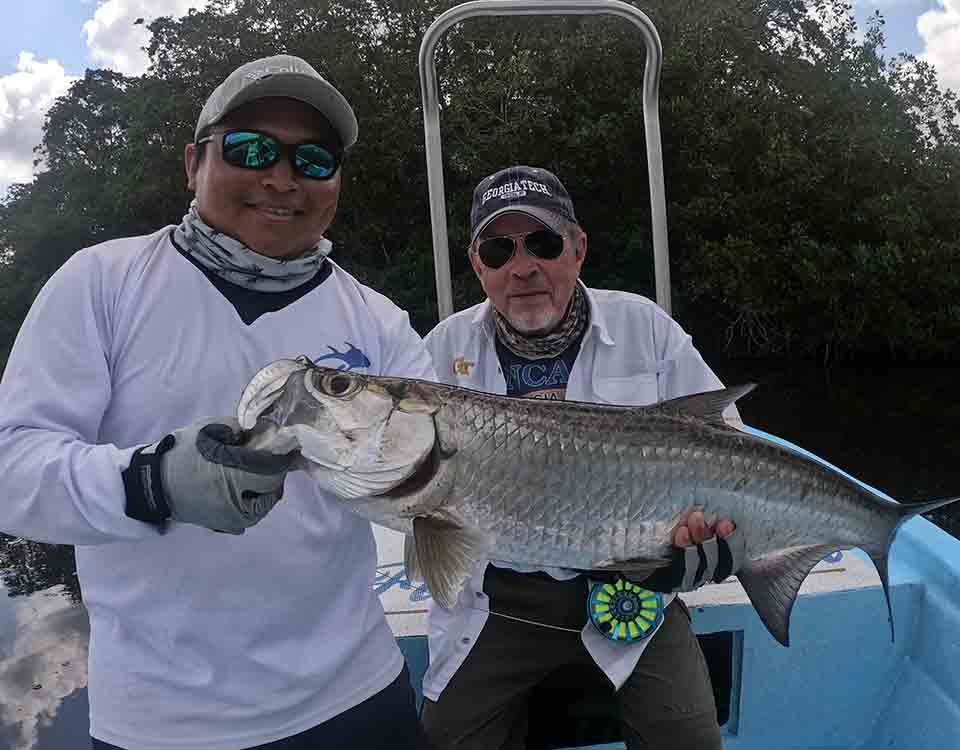 Where to catch Tarpon in Tulum Mexico