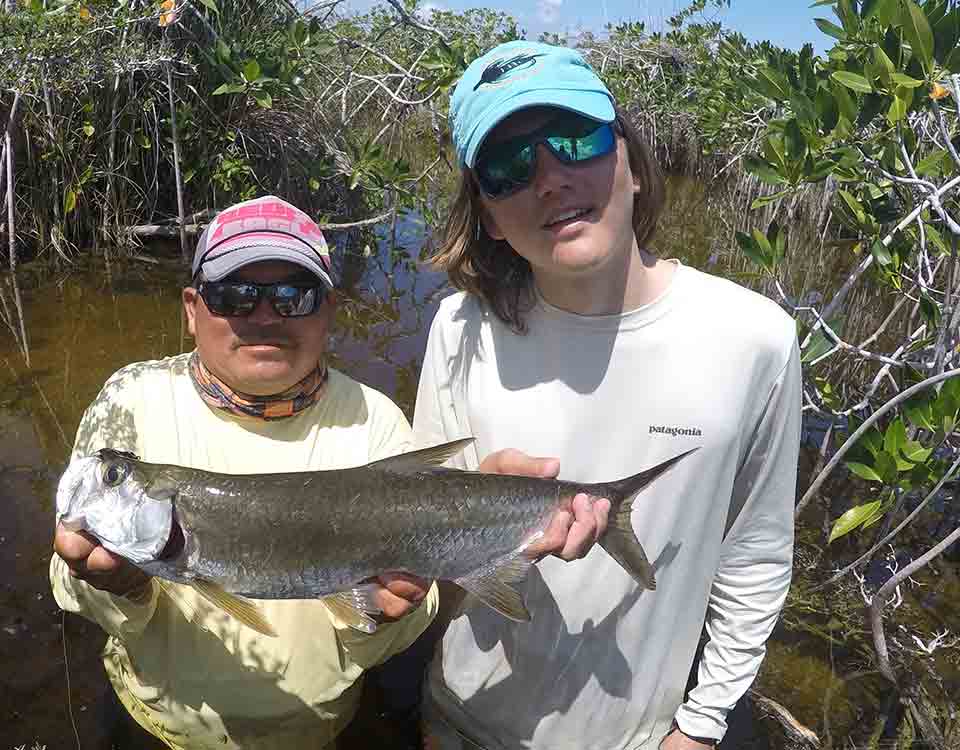 Great TArpon Fishing Tulum Mexico